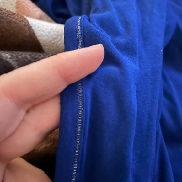 EUC Soft Surroundings Mykonos Tank & Royal Blue Metallic Duster Cardigan Set L - Picture 11 of 16